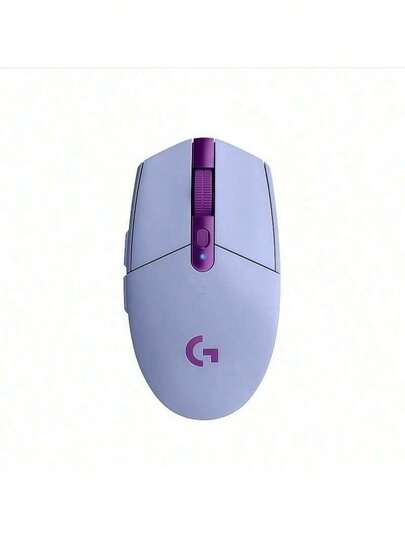 Logitech G304 Lightweight Wireless Mouse With High-Performance Gaming Sensor, Six Programmable Buttons, Quiet Keyboard Design, Portable And Lightweight, Suitable For Office And Gaming, Purple