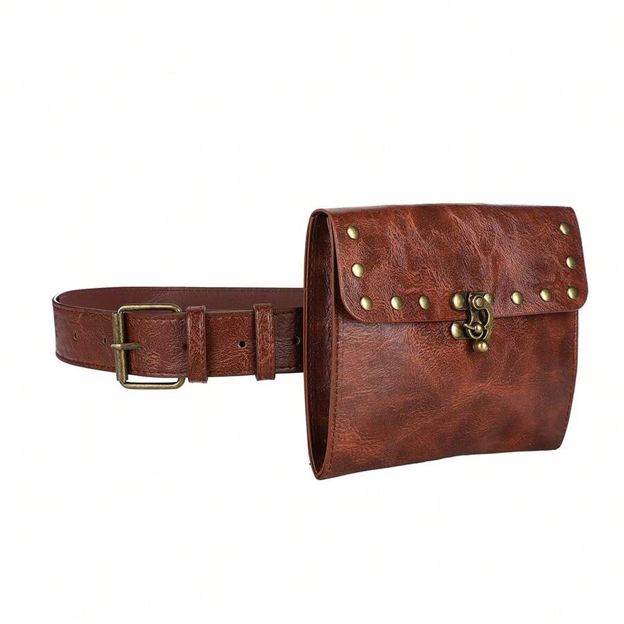 Renaissance Belt Pouch Skirt Hike Set Medieval Festival Costume Halloween Accessories Casual Fanny Pack Waist Bag