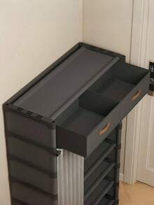 1 pieza Zapatero multiusos con cortinas para el hogar, gabinete para zapatos, almacenamiento, estantería de exhibición, con cajones, con cortinas para almacenamiento de zapatos, gabinete para zapatos de gran capacidad para uso interior y exterior, adecuado para entradas, hogar, interior, regalos de festivales, regalos de Navidad, regalos para niños