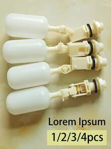 1/2/3/4pcs Cattle Drinking Bowl Accessories Floating Ball, Horse Stainless Steel Drinking Bowl Accessories Ball, Animal Drinking Bowl Accessories Floating Ball Valve Stable Water Floating Ball Valve Shut-Off, 1/2 Inch Stainless Steel Automatic Waterer, Stainless Steel Waterer Accessories, Plastic Floating Ball, Fill Water Trough, Suitable For Horses, Cattle, Sheep, Pigs And Dogs Water Floating Ball Valve