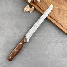 Cuchillo de jamón forjado a mano, cuchillo de hueso de acero inoxidable afilado, cuchillo específico para cortar carne de jamón de alta dureza - cuchillo jamonero - Ver 3