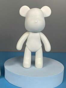 33厘米流体熊，100毫升流体丙烯颜料，DIY绘画雕塑手工绘画暴力熊模型娃娃父母装饰娃娃家居房间装饰，三种以上颜色，效果更佳，办公室、卧室、客厅、教室装饰，圣诞礼物，万圣节礼物 - 彩色 - 查看 19