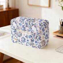 Multipurpose Sewing Bag Floral Tool Bag Large Capacity Sewing Bag Organizer Portable Totes For Home Use - Light Grey - View 3