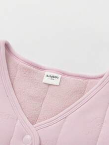 Balabala BalaOne Young Girl' Warm Vest 2025 Winter, Cotton Layer For Boys & Girls, School Base Layer - Purple - View 6