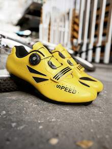 Unisex Casual Cycling Athletic Shoes,Anti-Slip And Wear-Resistant,Lightweight And Breathable For Couple - Yellow - View 2