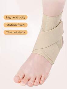 1pc Ankle Compression Sleeve - Plantar Fasciitis Braces - Open Toe Compression Socks For Swelling, Sprain, Neuropathy, Foot Arch Support For Men And Women, Sports Ankle Protection Anti-Spray Ankle Sleeve