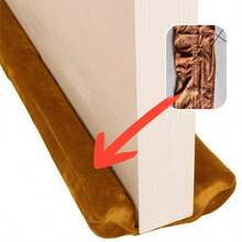 1pc Velvet Seal Strip, Soundproof Seal Strip, Bottom Door Sealing Strip, Anti-Collision Insulation Tape, Soundproof Strip, Windproof Strip