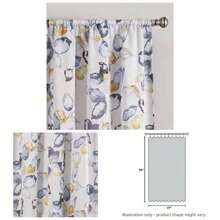 Paige Thermaweave Panel Impreso, 37x 84, Multicolor - 94An x 241.3Al cm (1 Paneles) + Amarillo - Ver 1