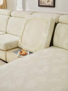 1 buc. Husă de protecție pentru canapea din material textil plusat, husă de pernă pentru canapea din fleece Sherpa cu model de pene în relief, husă de pernă pentru canapea din material textil gros de pluș pentru toamnă/iarnă, potrivită pentru spătarul canapelelor/1/2/3/4/șezlonguri