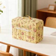 Multipurpose Sewing Bag Floral Tool Bag Large Capacity Sewing Bag Organizer Portable Totes For Home Use - Yellow - View 4