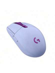 Logitech Chuột không dây nhẹ G304 với cảm biến chơi game hiệu suất cao, sáu nút có thể lập trình, thiết kế bàn phím yên tĩnh, di động và nhẹ, thích hợp cho văn phòng và chơi game, màu tím - Màu tím - Xem 2