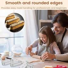 12 anillos ovalados de tarta anillo de acero inoxidable de 5 pulgadas molde de anillo antiadherente molde de anillo de tarta molde ovalado perforado molde de metal para pasteles de postre francés - Plateado - Ver 6