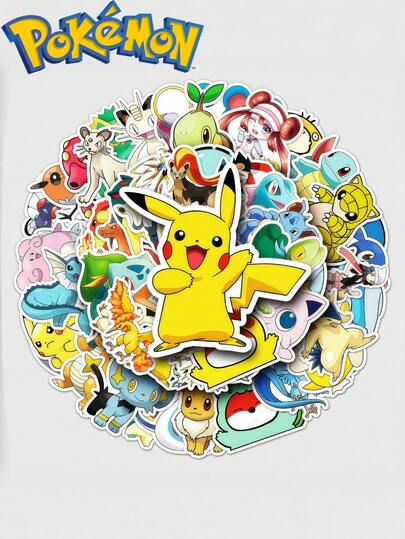 50 pegatinas lindas de  Kawaii para niños. Estas pegatinas son adecuadas para decorar artículos como libros, tazas y fundas de teléfonos, y también son excelentes para decoraciones de fiestas.