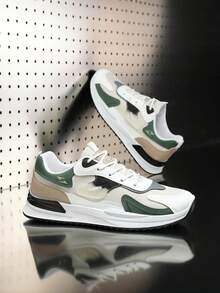 Men's Autumn/Winter New Anti-Odor Running Shoes, Korean Style Casual Breathable Outdoor Sports Shoes For Teenagers