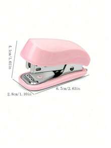 1pc 3-In-1 Mini Stapler, Saddle Stapler And Staple Remover Set, Desk Stapler, Effort-Saving Home/Office/School Use, Compact Design, Portable, 26/6 Standard, Back To School, School Supplies