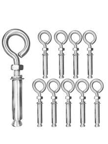 不锈钢吊环螺栓，带内钩螺栓紧固件 - 适用于家居装修和装饰