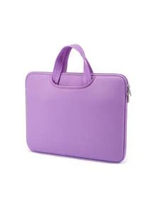 1 件纯色休闲笔记本电脑内胆包，适合 11.6/12.5/13.3/14/15.4/15.6/16/17 英寸笔记本电脑，兼容华为/苹果//惠普//神舟