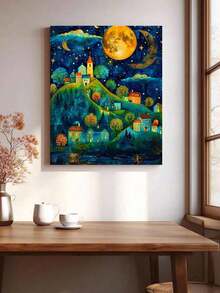 40 * 50 سم طقم رسم بالأرقام DIY، مجموعة لوحات زيتية فنية لديكور غرفة النوم وزخرفة الجدران، طريقة رسم بسيطة وممتعة، لا يتطلب أساس رسم، حقق حلم الرسام الخاص بك، انغمس في العالم الملون، كل لمسة هي تعبير عن الذات، أضف الرومانسية إلى الحياة، أفضل هدية للعائلة والأصدقاء