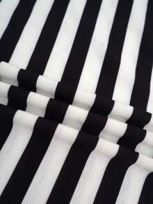 Sudadera casual de mujer a rayas, diseño de cuello redondo, versátil y cómoda, manga larga, primavera/otoño