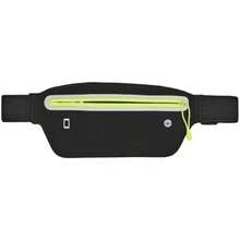 YOMYM Cinturón para correr, bolsa de cintura sin rebote Ultra ligera, Cinturón de entrenamiento fitness, Bolsa deportiva para la cintura para ejercicio, para Apple  8, X, 7, 6+, 5s,  para correr, gimnasio, maratón(Negro) - Tipo 1 - Ver 2