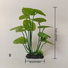 Realistic Charm, Aquarium Decor - Lifelike Artificial Aquatic Plants, Suitable For Fish Tanks And Amphibian Habitats