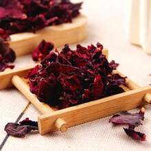 Dried Red Rose Bud Petals, Real Natural Dried Rose Petals 4oz For Bath Tea, Cake, Soap Making, Candle Making, Wedding, Confetti, DIY Crafts Edible. (Pinkpetal50g) - Darkpetal50g - Xem 6
