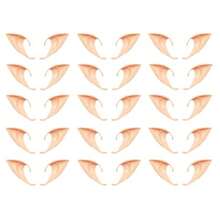 CZ 15 Pairs Cosplay Fairy Pixie Elf Ears Soft Ears For Party Dress Up Costume Masquerade Accessories Halloween Elven Vampire Fairy Ears Medium Style 8380 - As Pic - View 1