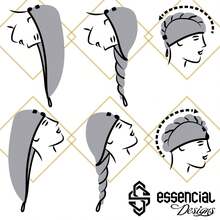 Toallas de Microfibra para Cabello ESSENCIAL Designs (2 Pcs) - Absorbentes, Suaves y Portátiles, Ideal para Cabello Rizado y Secado Rápido - Gris - Gris - Ver 9
