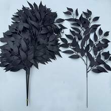 1PC/3PCS/6PCS/10PCS 58cm Artificial Eucalyptus Leaves, Fake Plant Eucalyptus Stem For Diy Flower Wall, Scene Layout, Living Room And Bedroom Vase Flower Arrangement, Wedding, Party Decor,Desk Stuffing.Autumn And Spring Leaf Harvest ,,Room Decor,Home Decor,Kitchen Decor,Wedding Decor,Table Decoration,Centerpieces,Office Decor,Garden Decor,Outdoor Decor