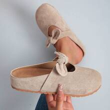 Women's Light Luxury Lazy Style Fashion Casual Half Slippers - Khaki - View 4