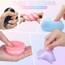 Handmade Silicone Stress Relief Squishy Toy,Silicone Taba Squishy Toy,Squishys Handmade Sticky Toys,Decompression Venting Toys, Perfect For Stress And Anxiety Relaxing (Random) - 1 - Xem 2