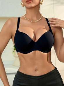 两件套女士性感内衣，舒适浪漫的法式风格内衣套装，含钢圈文胸 - 彩色 - 查看 5