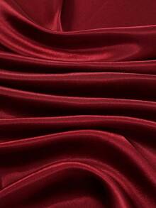 1pc Women's Solid Color Bandana, Multi-Purpose Satin Scarf, Versatile Hair Band, Headband, And Neck Wrap, Stylish Accessory For Dressing Up Your Look, Ideal For Daily Wear, Casual Outfits, And Chic Styling - 勃根地 - 查看 5