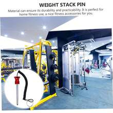 Taicols Pasador de Pesas, Pasador de apilamiento de Pesas magnético con Accesorios para Equipos de Entrenamiento de Fuerza con Cuerda de tracción para el Gimnasio de la Aptitud del Ejercicio - 1 - Ver 6