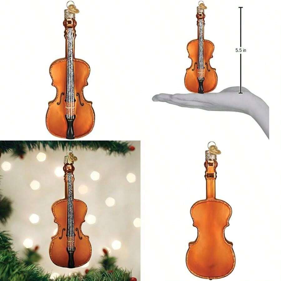 Old World Christmas Adornos de Vidrio para  soplado para árbol de Navidad (38026)(Celofán) - Tipo 9 - Ver 1