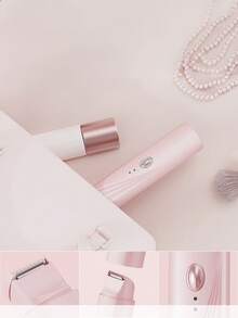 GENAI Women's Electric Shaver, Wireless, Dual Head Shaver, Mini Portable, Wet & Dry Use, Suitable For Face, Arms, Armpits, Legs, Intimate Areas - Multicolor - View 5