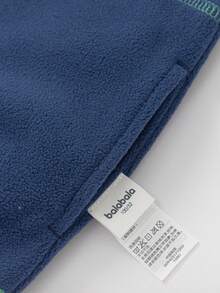 Balabala 2025秋冬季男童保暖背心，男女童保暖外套 - 藍綠色調 - 查看 8