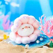 Miniso Maialino dolce - Serie acquario maialino dolce Scatola cieca in peluche. Realizzato in morbido materiale di peluche, con design a tema acquario maialino carino, estremamente terapeutico per la collezione e la decorazione. (Consegna casuale di 1 pezzo) - Multicolore - Visualizzare 4