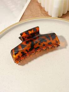 1/2 Peças Grampos de Cabelo com Estampa de Leopardo de Acetato, Garras de Cabelo, Grampos de Cabelo, Grampos de Cabelo, Grampos de Garra de Cabelo, Acessórios de Férias para Mulheres para Moda de Outono/Inverno, Acessórios de Cabelo de Inverno