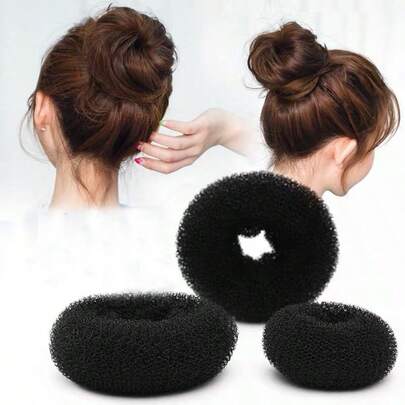 8/4pcs, Flower Bud Ball Sponge Hair Styling Tool Korean Style Sweet Hair Tie Hair Tie Ponytail Hair Enhancement Fluffy Hair Braiding Tool Hair 