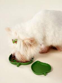 PETSIN 1pc Leaf Shaped Reptile Food & Water Bowl, Suitable For Turtles, Lizards, Snakes And Other Reptile Pets, Available In 2 Sizes - Multicolor - View 4