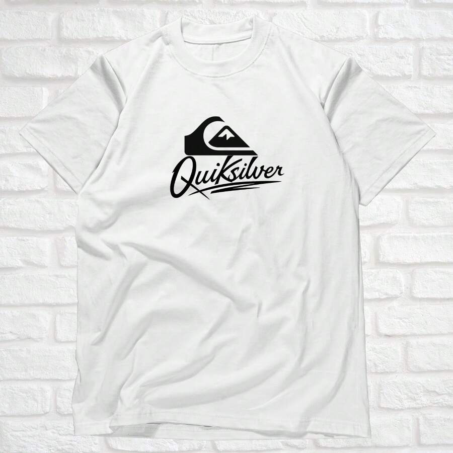 Quiksilver Basic Casual T-Shirt - trắng - Xem 1