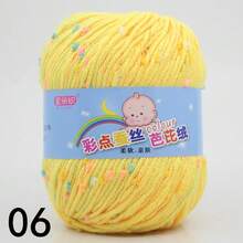 1 Roll Color Dot Knitted Ball Hand Knitted For Crocheting And Knitting Sweater Hat Scarf Milk, Diy Knitting Sweater Scarf Coat Hat, Scarf, Shawl, Coat, Or Bag Decoration, Spotted Yarn Fleck Crochet Fiber Yarn Soft Baby Yarn For Crocheting