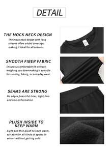 OKP 4PCS Thermal Leggings Women,Winter Clothes For Women,Snow Outfits For Women,Indoor Home Wear Layering Essentials,Perfect For Yoga - màu đen - Xem 7