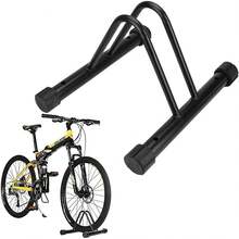 KUEIY Parrilla para Bicicleta, Soporte para Bicicleta Piso, portabicicletas de Carretera, Adecuado para Interiores y Exteriores, estacionamiento en Garaje - 1 - Ver 8