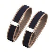 1pair Elastic Armband Shirt Sleeve Clip, Fashion Adjustable Armband, Party Wedding Clothing Accessories For Men And Women, Ideal Choice For Gifts Gifts For Men