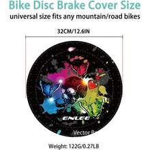 Cubierta protectora de freno de disco para bicicleta de carretera y montaña - Herramienta de mantenimiento y lavado de bicicletas