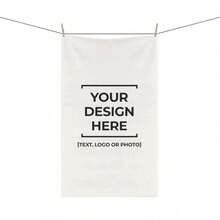 1pc Create Your Own Custom Design Tea Towel, Design Your Own Dish Towel, Flour Sack Or Microfiber Tea Towel, Personalized Tea Towel, Custom Gift,Wedding Christmas Essentials