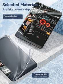 Ayotu 炫酷跑车设计保护套，兼容10.2英寸第九/八代（2021/2020款）、三星Galaxy Tab A8 10.5英寸（2022款）、Kindle Paperwhite第十二代（2024款），支持自动休眠/唤醒功能，时尚保护套 - 彩色 - 查看 9