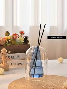 Ins Style Glass Aromatherapy Bottle Diffuser Bottle Indoor Clear Fireless Aromatherapy, Aromatherapy Bottle Indoor Room Bedroom Fragrance Ornament, Glass Diffuser Bottle , Reusable, Fireless, Great For, Home Decor, Personal Care Accessories, Empty Vases, Perfume, Essential Oils, Etc. (No Stick) - Multicolor - View 14